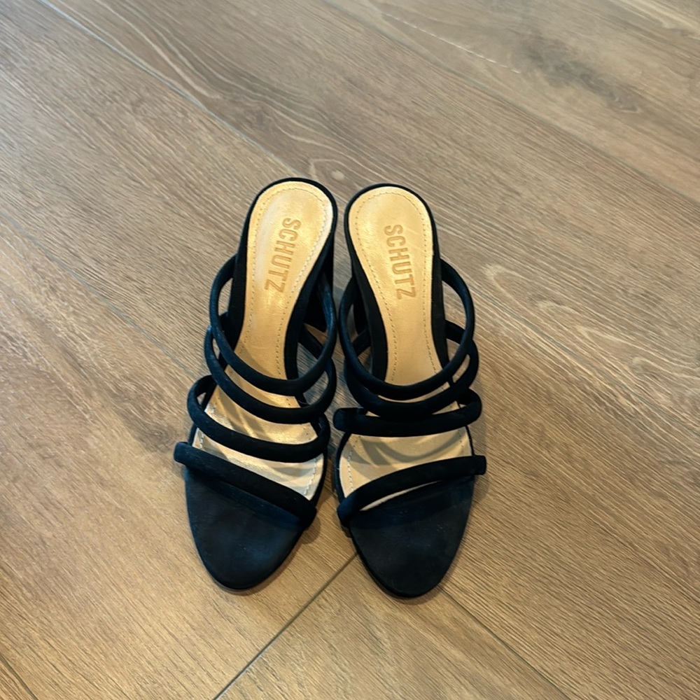 SCHUTZ Felisa Block Heeled Sandals